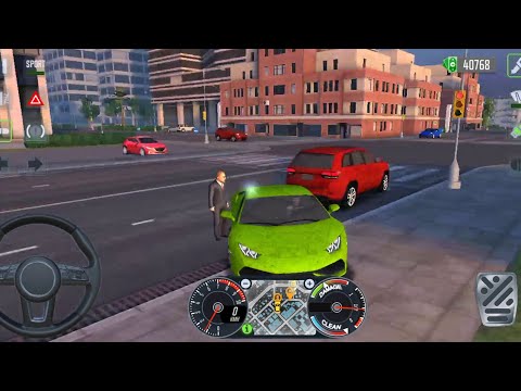 Taxi Sim 2022 Evolution: Driving Hypercar with Gullwing Doors - Android gameplay