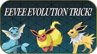 GUARANTEED EEVEE EVOLUTION TRICK FOR POKEMON GO! GET JOLTEON, FLAREON, AND VAPOREON!