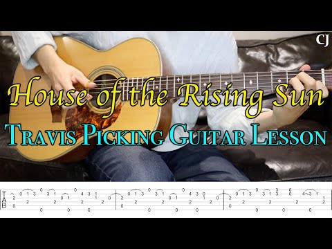 House of the Rising Sun - Tommy Emmanuel (With Tab) | Watch & Learn Travis Picking Guitar Lesson