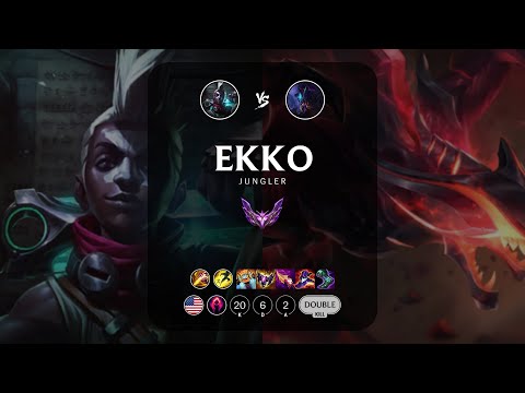 Ekko Jungle vs Rek'Sai - NA Master Patch 13.11
