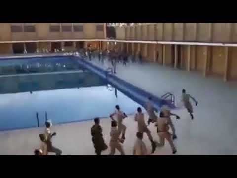 Jonrón en el patio de arma de la academia militar batalla de la carrera