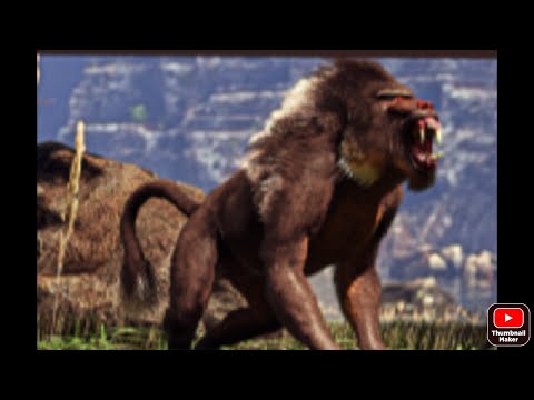 ARK taming my first Dinopithecus the easy way.