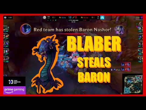 BLABER SAVES C9 WITH BARON STEAL 😱😱
