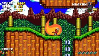 Brock Crocodile: Invincibility flame clip