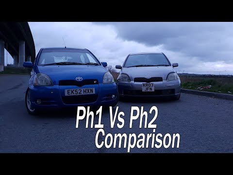 Toyota Yaris T-Sport Ph1 Vs Ph2 Comparison