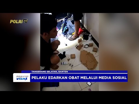POLRES TANGSEL UNGKAP PEREDARAN OBAT KERAS ILEGAL