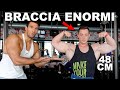COME SVILUPPARE BRACCIA GIGANTI VELOCEMENTE! ALLENAMENTO BRACCIA COMPLETO IN SALA PESI!