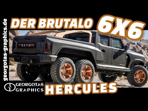 Thumbnail for SUV 6x6 Rezvani Brutalo Geländewagen ist kein G-Model! #rezvani #6x6 by Automobile, SUV, video, Car, Van, vide