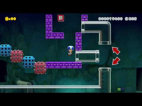 Big brick cave by SuperDant! 🍄 Super Mario Maker 2 #amr