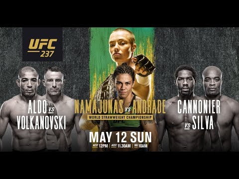 UFC 237 Results: The Women’s Strawweight Title Is On The Line, Plus Jose Aldo & Anderson Silva In Action!