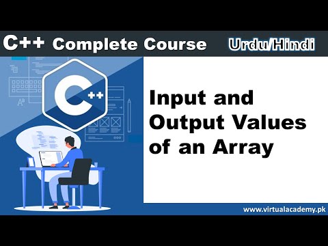 Inputs and Outputs Values of an array in C Programming Language | Urdu Hindi