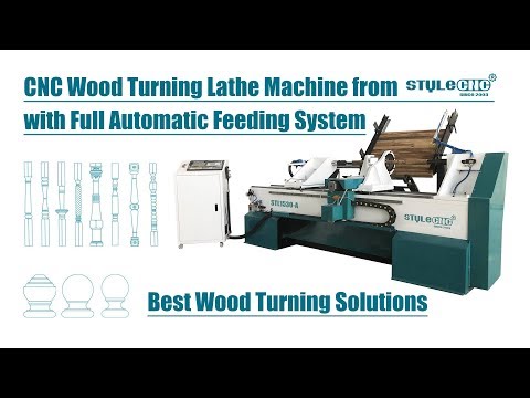 2023 Top Rated Automatic Feeding CNC Lathe Machine for Wood