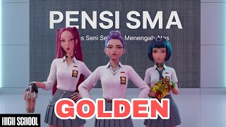 Download lagu GOLDEN PENSI SMA 🇮🇩 | High School KPop Cover (Huntrix Version) 🔥 Viral! mp3