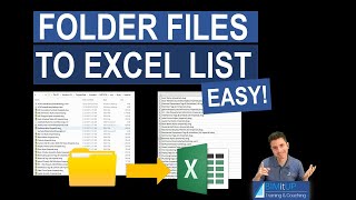 How to Create a List of Files inside a Folder (in Excel)