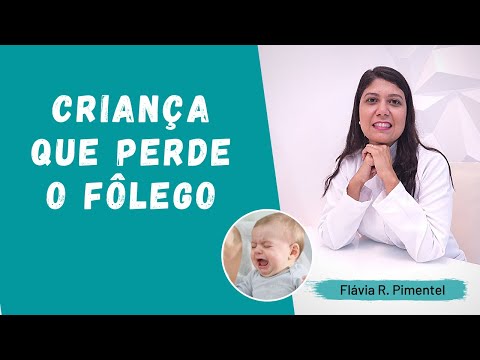 Criança que perde o fôlego