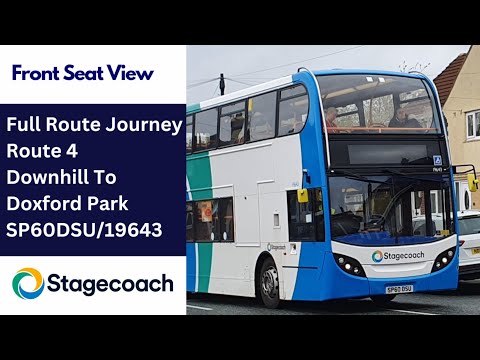 Full Route Journey | Stagecoach NE Bus Route 4 - Downhill to Doxford Park | SP60DSU/19643