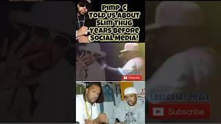 Pimp C Told Us About Slim Thug Years Before Social Media!#pimpc#slimthug#trill#socialmedia #ugk#rap