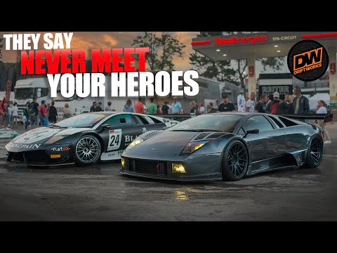 My GT1 Murcielago Road-Car meets Race-Car heroes at the Spa 24 hour