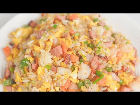 How to make Yangzhou fried rice/Easy Chinese fried rice recipe under 15 minutes