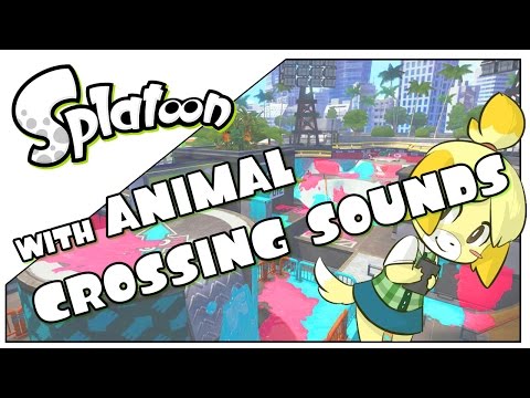 How is this so Peaceful?! | Splatoon with Animal Crossing Sounds