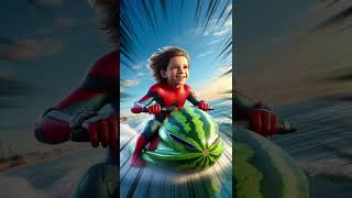 Jetski Challenge | Joker vs Spider-Man #usa