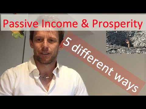 Passive Income- more than 5 different ways