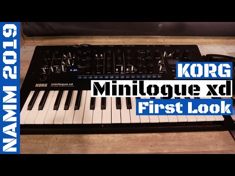 NAMM 2019: KORG Minilogue XD Polyphonic Synthesizer First Look | SYNTH ANATOMY