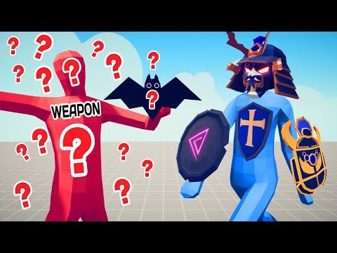 RANDOM WEAPON VS EVERY SHIELD | TABS - Totally Accurate Battle Simulator