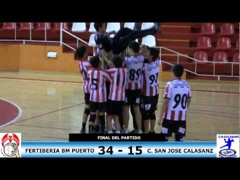 2012-10-20 TEMPORADA FERTIBERIA INFANTIL PUERTO SAGUNTO AUTONÓMICO PUERTO 34 CALASANZ 15