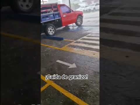 UH | Fuertes lluvias con caída de granizo azotan Zarcero, Alajuela. #granizo #costarica #lluvias