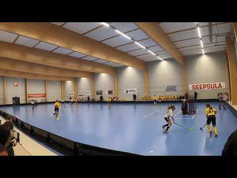 29.02.2020 PSS Keltainen - FC Tuusula B-tytöt - erä 3/3 Tuusulan salibandyhalli