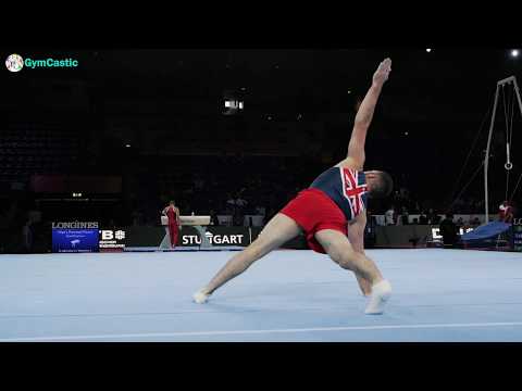 Dominick Cunningham (GBR) FX 2019 Worlds Stuttgart - Podium Training