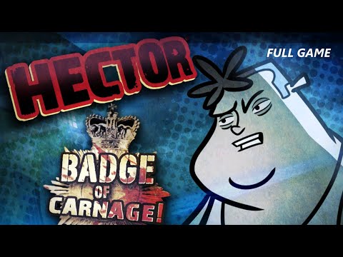HECTOR BADGE OF CARNAGE FULL GAME Complete walkthrough gameplay - ALL PUZZLE SOLUTIONS - No comment.