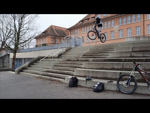 Snow riding, Street tour in Aalen