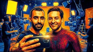 I Took Selfies With Celebrities While They Were Filming (AI Experiment)