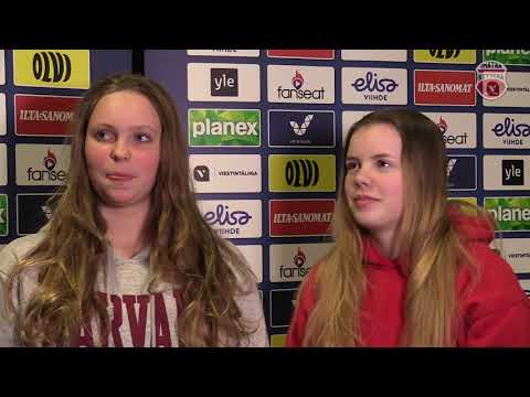 Haastattelussa Kerttu Mattila ja Janina Lapakko