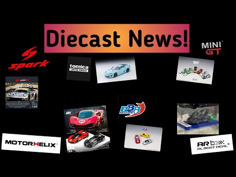 Feature Image thumbnail for the video blog Diecast News!  March 2026 by  booster_diecast