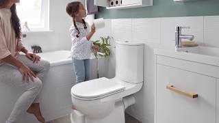 Abattant wc avec réducteur enfant « Carilo » NF - Blanc - GoodHome