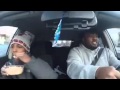 Dad goes crazy when rap song comes on in car/ father loses his mind