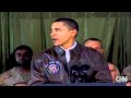 PRESIDENT OBAMA SURPRISE TO TROOPS IN.