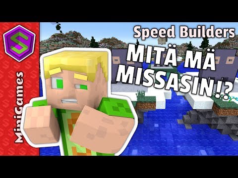 Täydellinen Peli! | Minecraft Minipelit Speed Builders