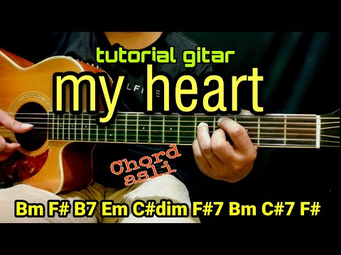 tutorial gitar MY HEART acha septriasa dan irwansyah chord asli