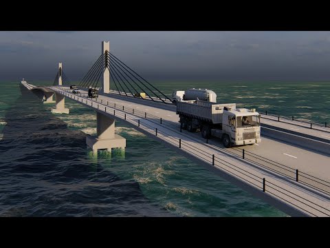 Фото Анимация строительства моста на Мальдивах от Ashoka Buildcon