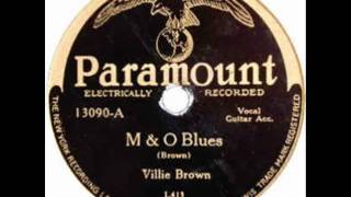 Willie Brown - M & O Blues - Paramount 13090, Champion 50023 blues