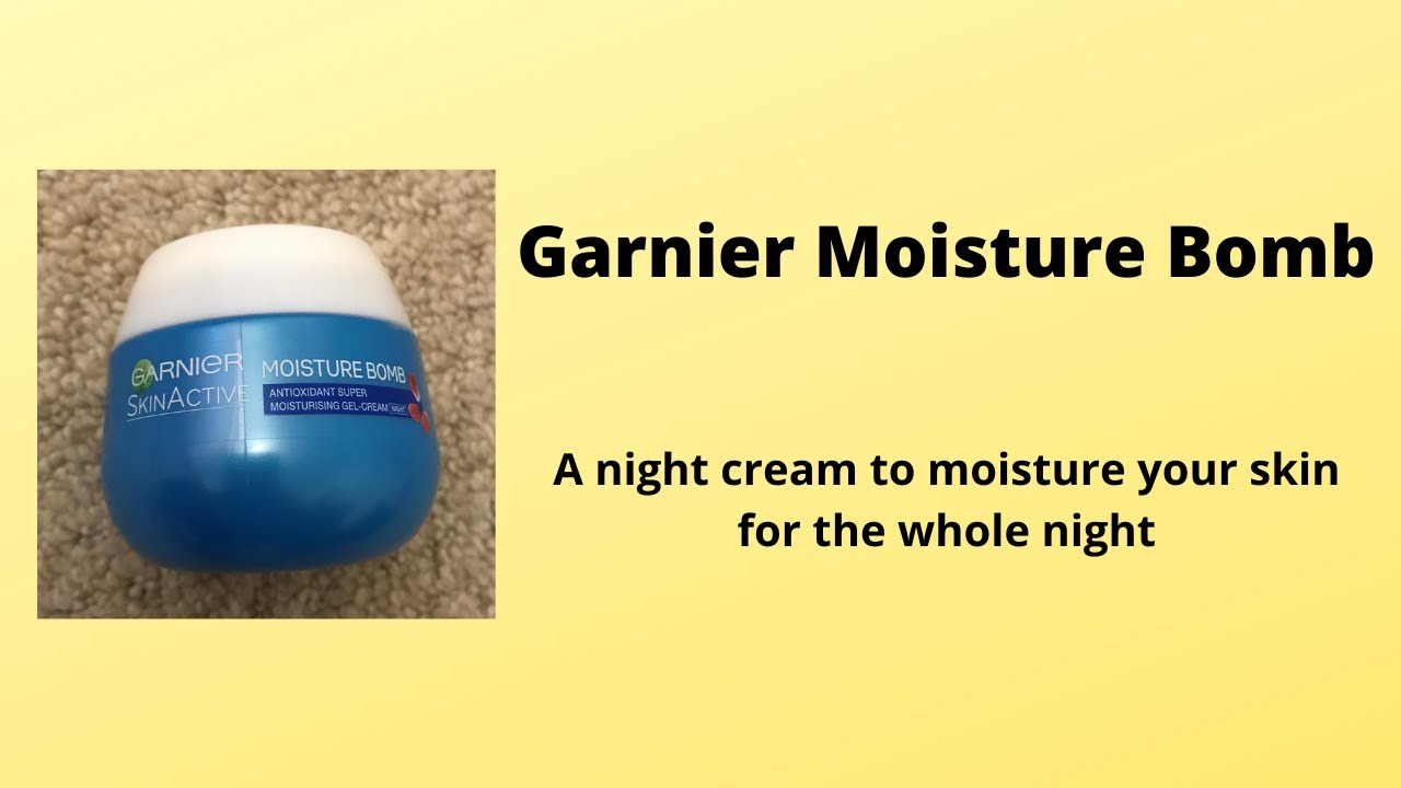 Garnier Moisturise bomb night cream