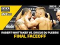 Robert Whittaker, Dricus Du Plessis Have TENSE Final Faceoff | UFC 290 | MMA Fighting