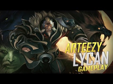 Arteezy playing Lycan (Gameplay)