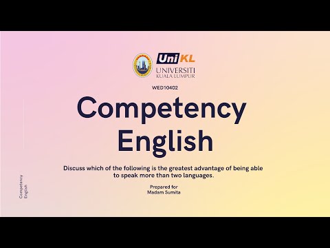 WED10402 - FORUM DISCUSSION (ADVANTAGE OF BEING ABLE TO SPEAK MORE THAN TWO LANGUAGES)