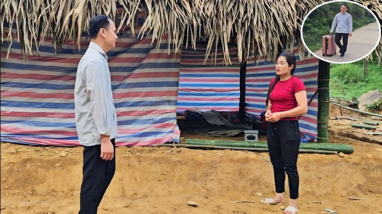 Phong returned and immediately went to look for Hong, much to her surprise.