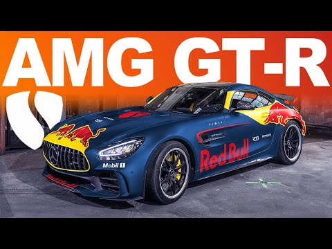 SALOMONDRIN REDBULL RACING MERCEDES AMG GT-R, AVENTADOR COMES IN FOR HELP. Video